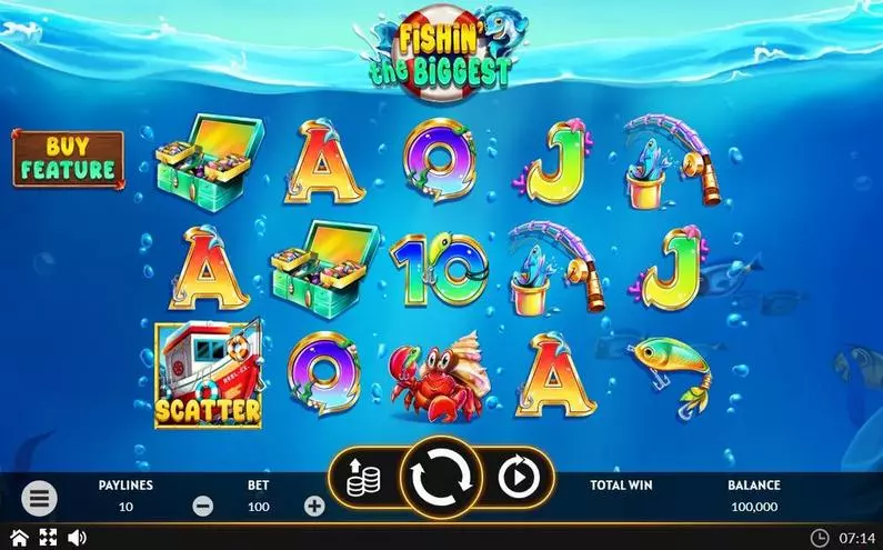 Main Screen Reels - Fishing the Biggest Apparat Gaming  