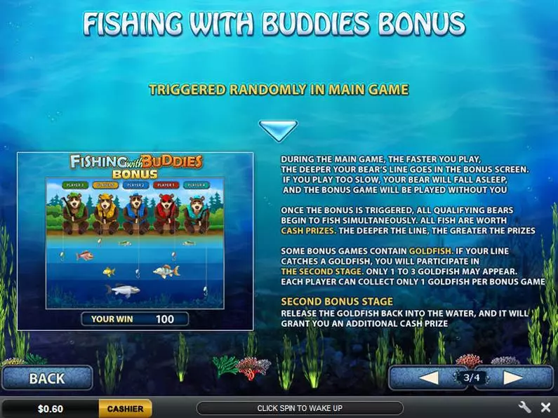 Bonus 1 - Fishing With Buddies PlayTech Multiplayer slot 