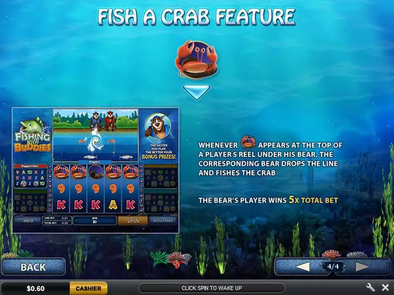 Bonus 2 - Fishing With Buddies PlayTech Multiplayer slot 