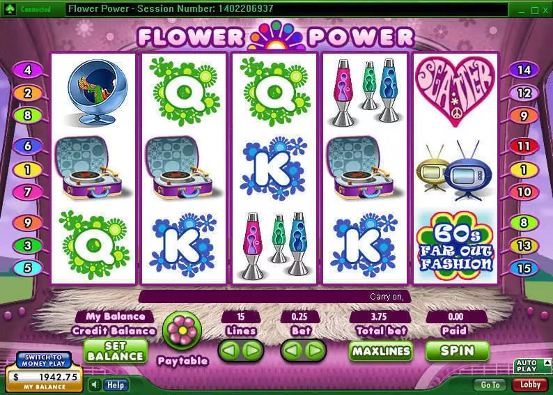 Main Screen Reels - Flower Power 888 Video 