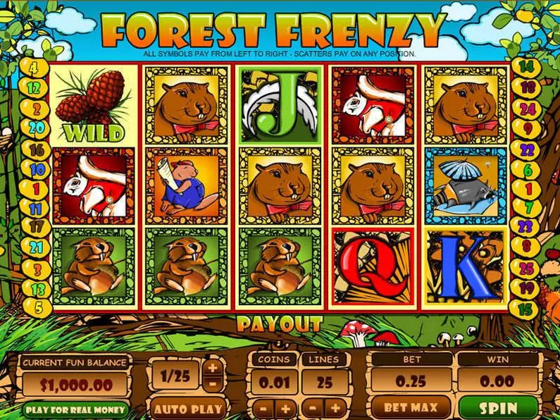 Main Screen Reels - Forest Frenzy Topgame Video 