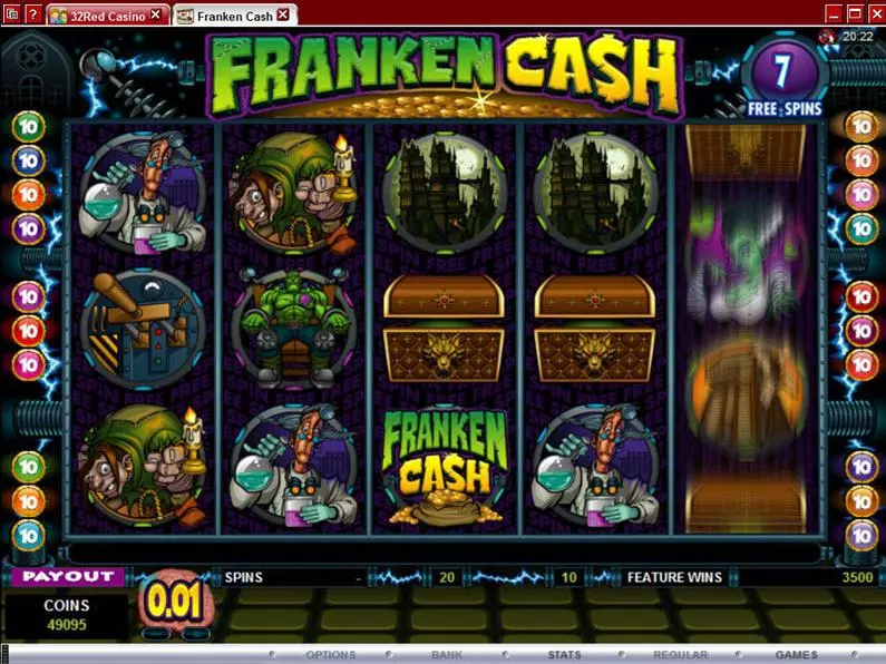 Bonus 1 - Franken Cash Microgaming Coin Based 