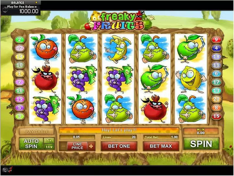 Main Screen Reels - Freaky Fruits GamesOS Video 