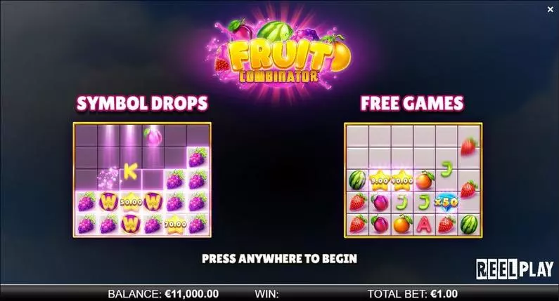 Info and Rules - Fruit Combinator ReelPlay  
