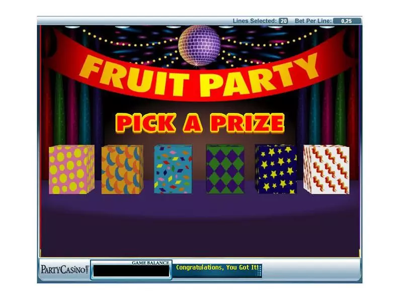 Bonus 1 - Fruit Party bwin.party Video 