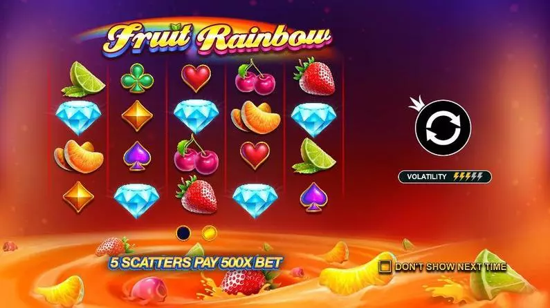 Info and Rules - Fruit Rainbow Pragmatic Play  