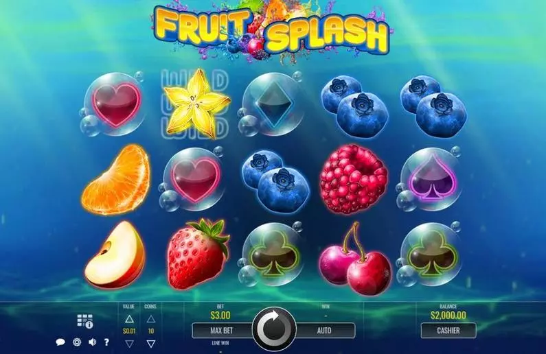 Main Screen Reels - Fruit Splash Rival  