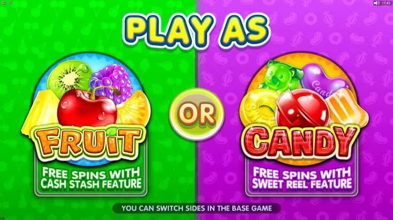 Info and Rules - Fruits vs Candy Microgaming 243 Ways 