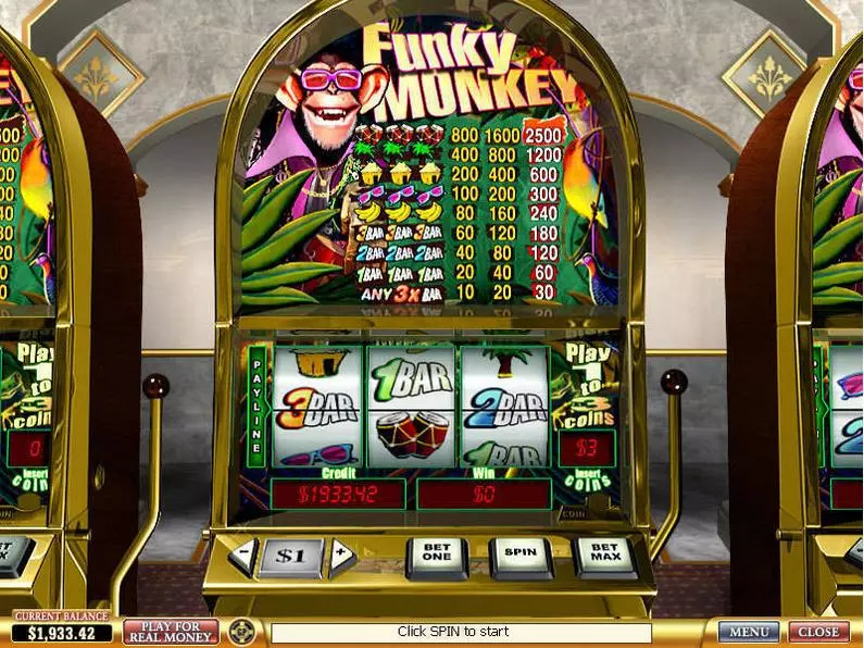 Main Screen Reels - Funky Monkey PlayTech Classic 