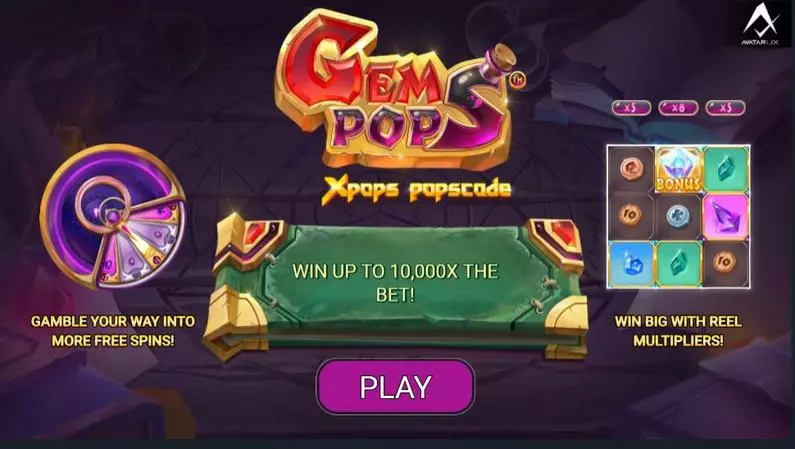 Introduction Screen - GemPops AvatarUX  