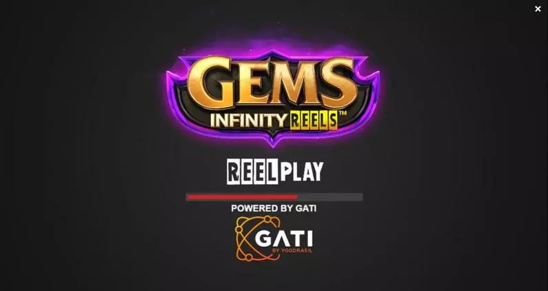 Introduction Screen - Gems Infinity Reels ReelPlay  Infinity Reels