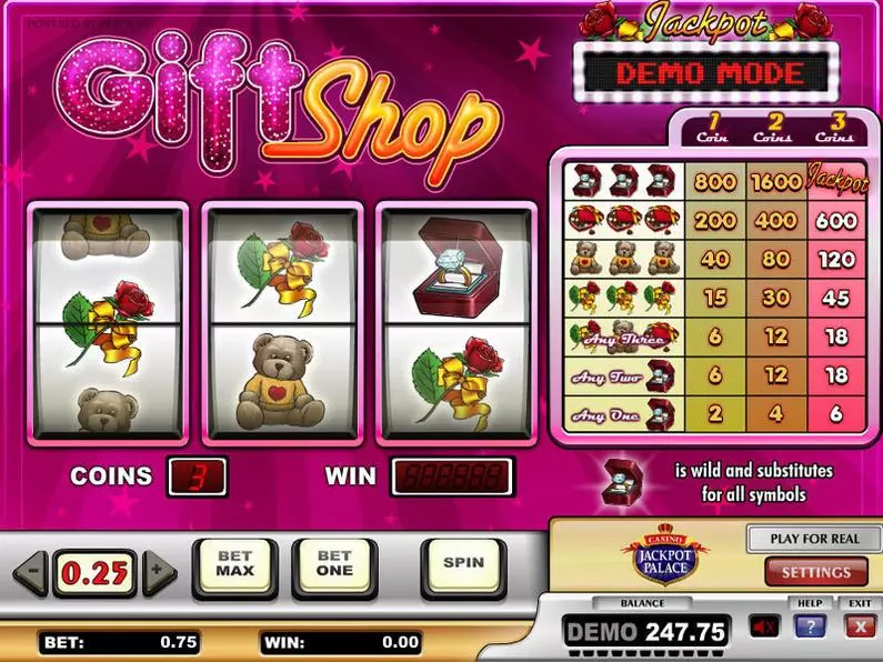 Main Screen Reels - Gift Shop Play'n GO Classic 