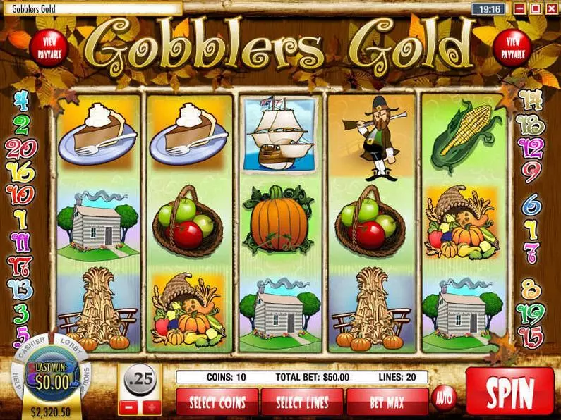 Main Screen Reels - Gobblers Gold Rival Video 