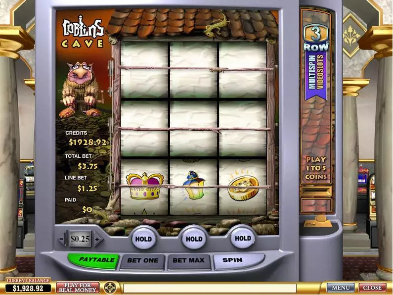 Main Screen Reels - Goblin's Cave PlayTech MultiSpin 