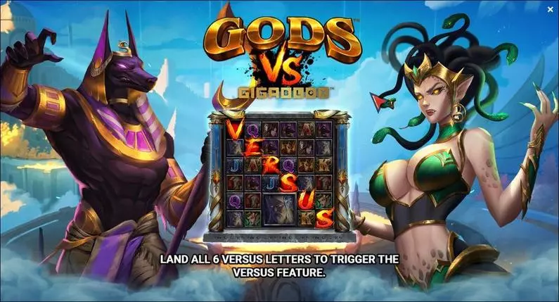 Info and Rules - Gods VS Gigablox ReelPlay Buy Bonus 