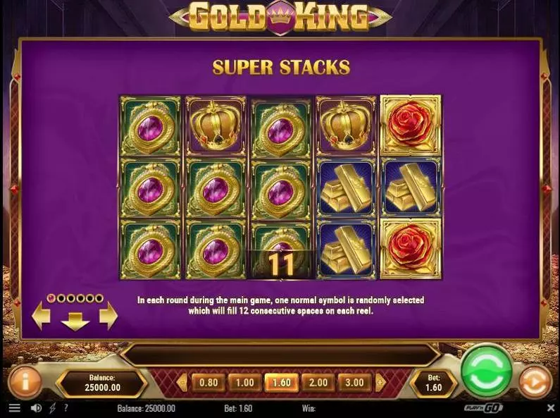 Bonus 1 - Gold King Play'n GO  