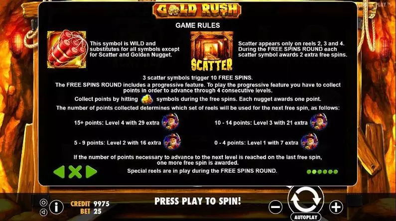 Bonus 1 - Gold Rush Pragmatic Play  