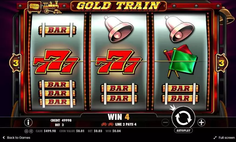 Main Screen Reels - Gold Train Pragmatic Play Fixed Lines 