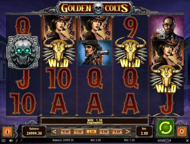 Main Screen Reels - Golden Colts Play'n GO Fixed Lines 