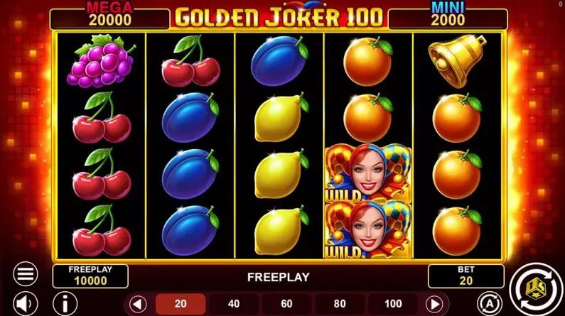 Main Screen Reels - Golden Joker 100 Hold And Win   