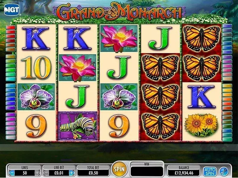 Introduction Screen - Grand Monarch IGT  