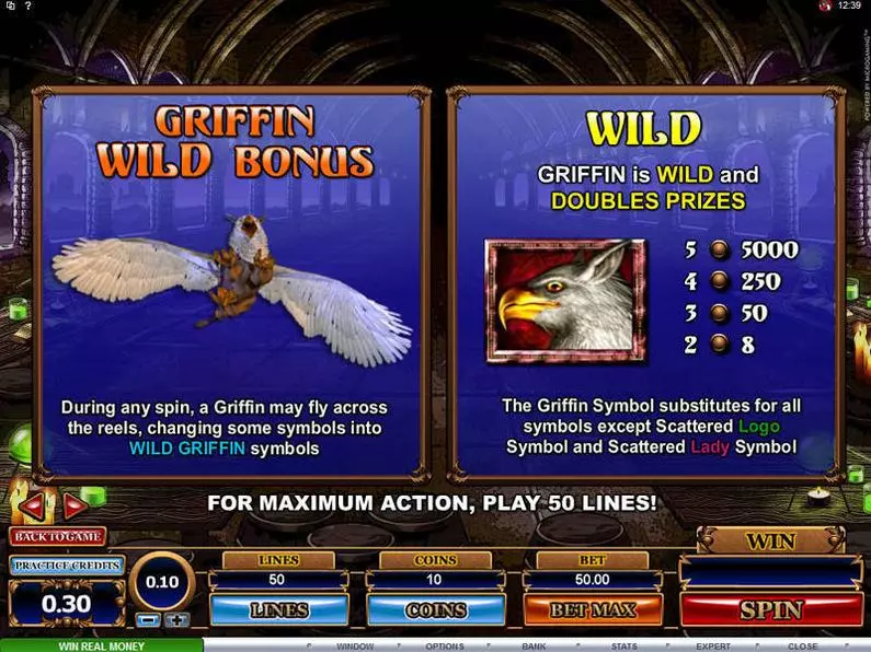 Bonus 1 - Great Griffin Microgaming Video 