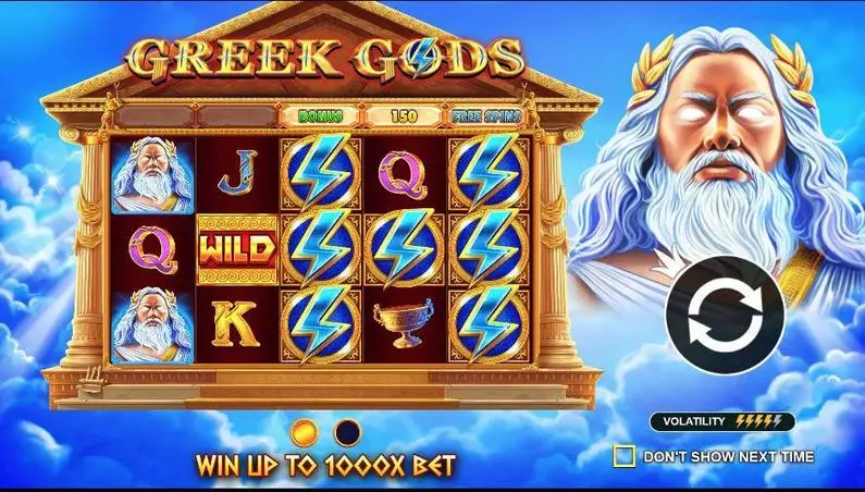 Bonus 1 - Greek Gods Pragmatic Play 243 Ways 