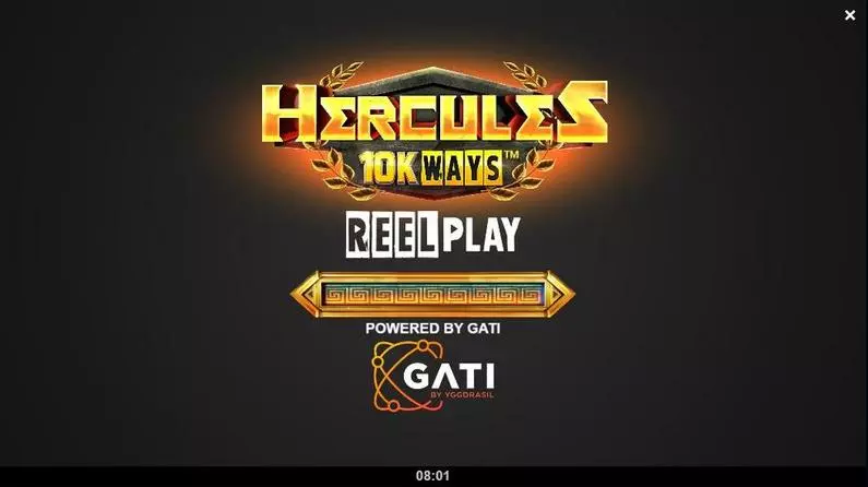 Introduction Screen - Hercules 10K WAYS ReelPlay  