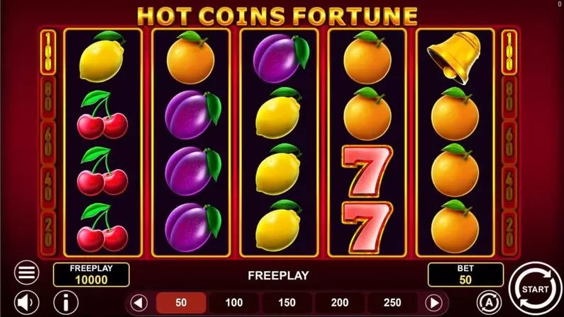 Main Screen Reels - Hot Coins Fortune 1Spin4Win  