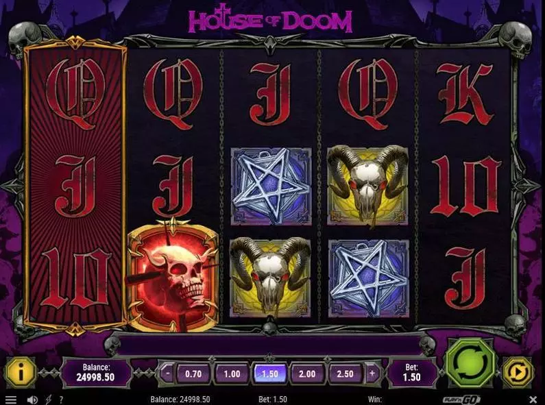 Main Screen Reels - House of Doom Play'n GO  