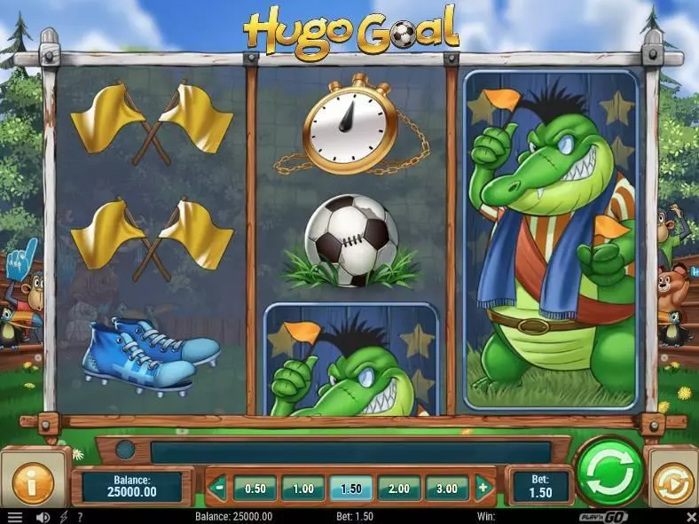 Main Screen Reels - Hugo Goal Play'n GO  