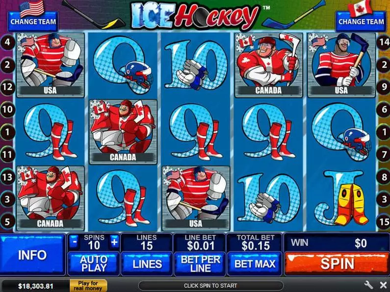 Main Screen Reels - Ice Hockey PlayTech Both ways 