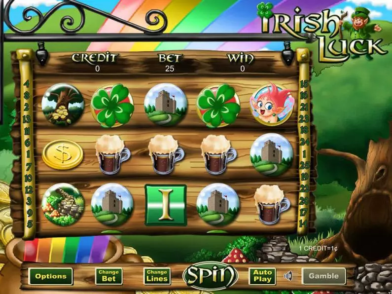 Main Screen Reels - Irish Luck Eyecon Video 