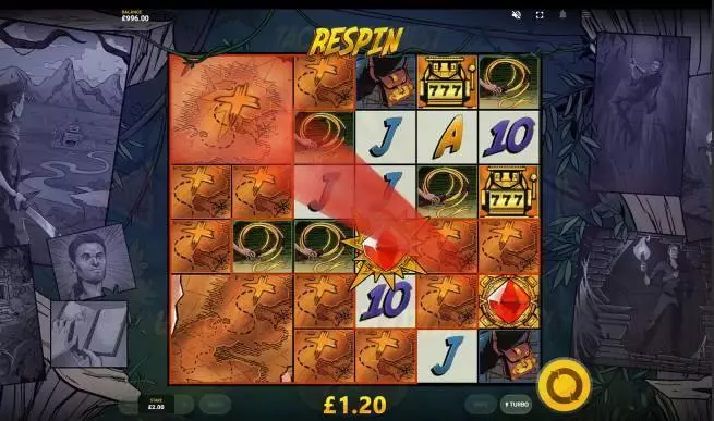 Main Screen Reels - Jackpot Quest Red Tiger Gaming  