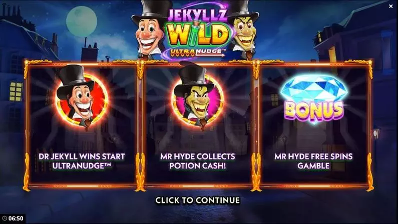 Info and Rules - Jekyllz Wild UltraNudge Bang Bang Games  