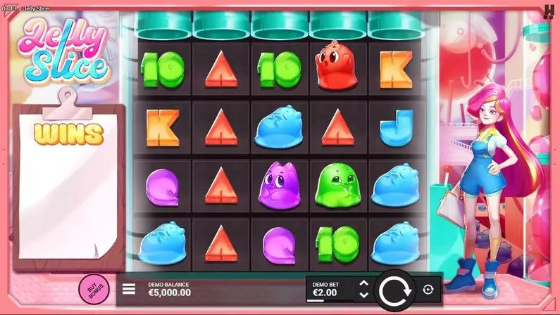 Main Screen Reels - Jelly Slice Hacksaw Gaming  