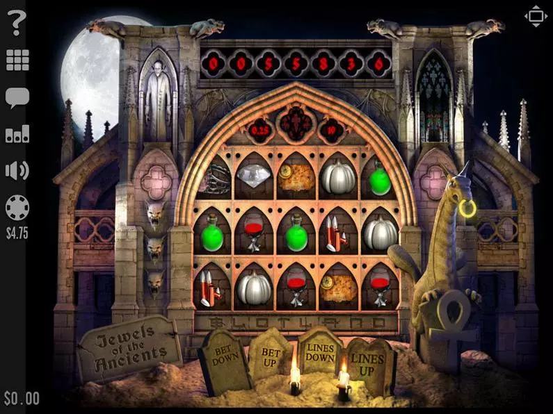 Main Screen Reels - Jewels of the Ancients Slotland Software Video 