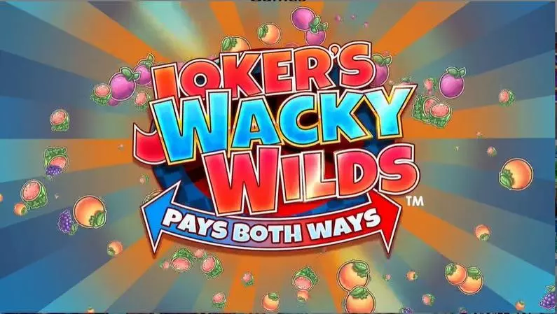 Introduction Screen - Jocker's Wacky Wilds Gold Coin Studios Both ways 