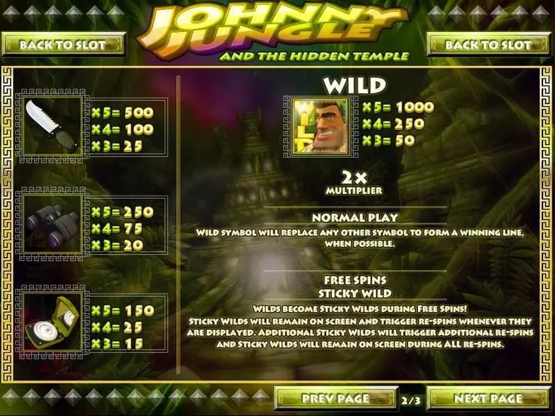 Bonus 2 - Johnny Jungle Rival  