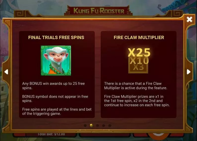 Bonus 1 - Kung Fu Rooster RTG  