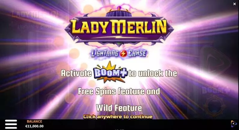 Info and Rules - Lady Merlin Lightning Chase ReelPlay  