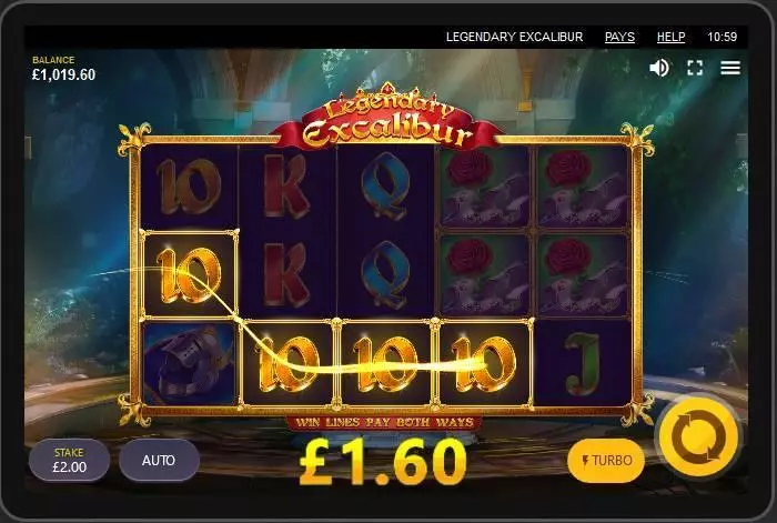 Winning Screenshot - Legendary Excalibur Red Tiger Gaming  