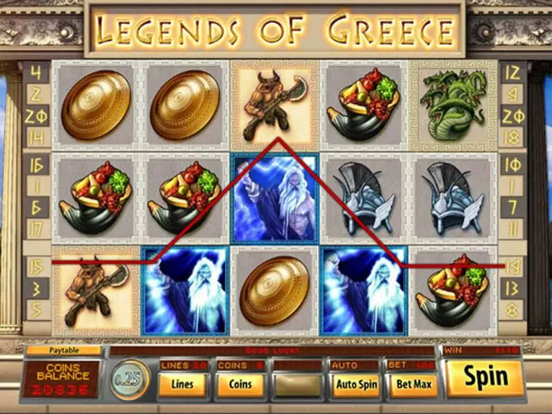 Main Screen Reels - Legends of Greece Saucify Video 