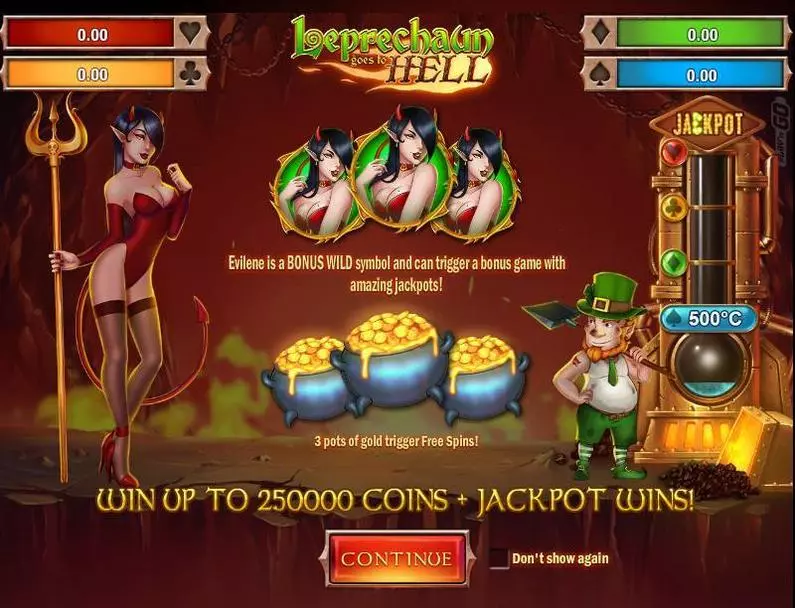 Info and Rules - Leprechaun goes to Hell Play'n GO Fixed Lines 