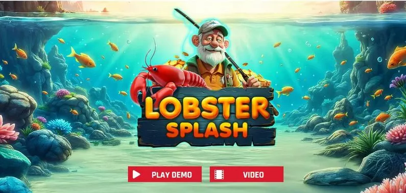 Introduction Screen - Lobster Splash Red Rake Gaming  