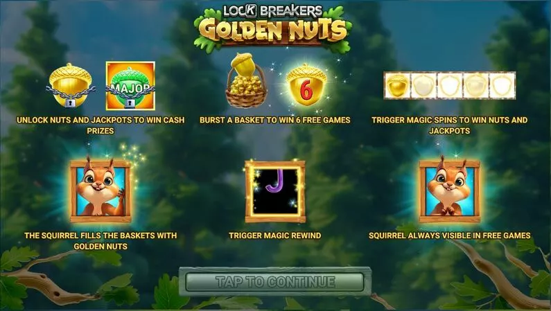 Info and Rules - Lock Breakers – Golden Nuts Buy Bonus Greentube Buy Bonus 