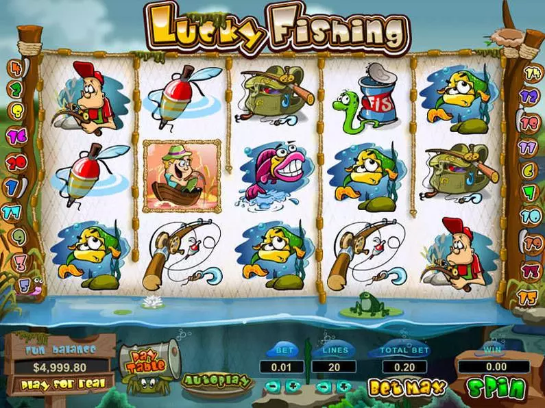 Main Screen Reels - Lucky Fishing Topgame Video 