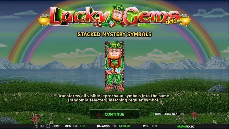 Info and Rules - Lucky Gems Deluxe StakeLogic Fixed Lines 