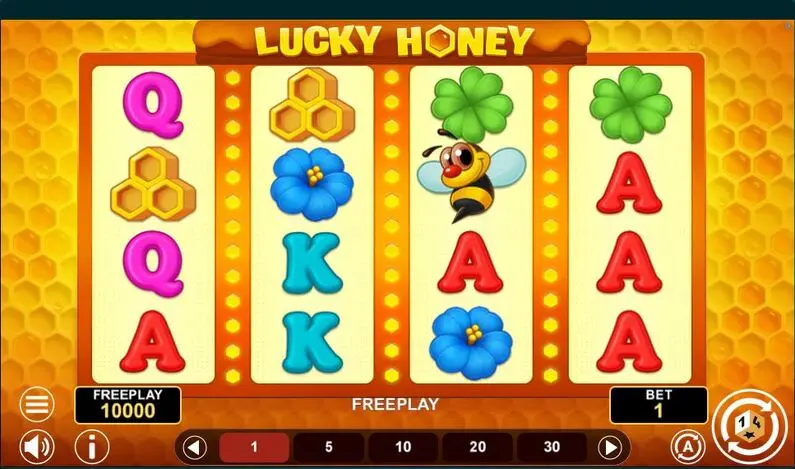 Main Screen Reels - Lucky Honey 1Spin4Win  