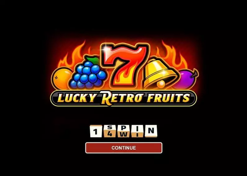 Introduction Screen - Lucky Retro Fruits 1Spin4Win  